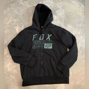 Men’s Fox Fur Lined Hoodie XL